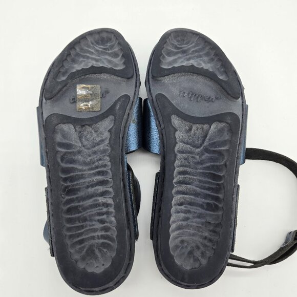 Trippen Womens Blue Calf Leather Venus Strappy Sandals Sz 7 EU 38 Beach Germany - Picture 8 of 10